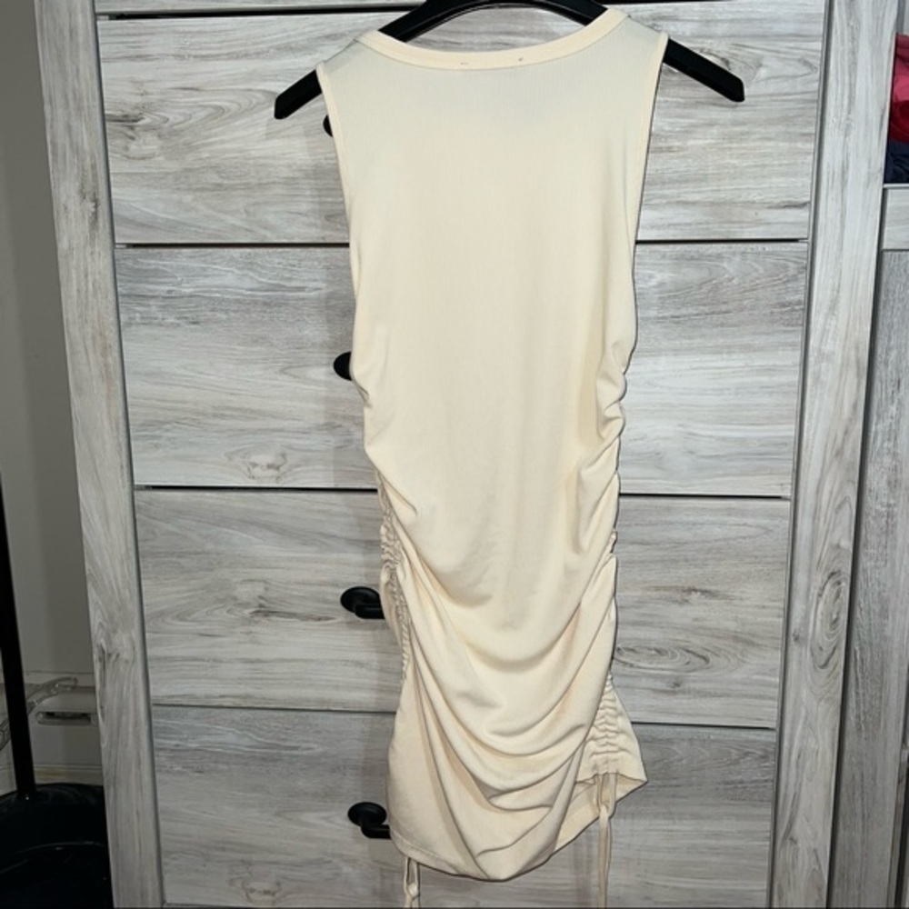 NWT  BTFBM Cotton Ruched Drawstring Sexy Party Dress - Picture 8 of 13